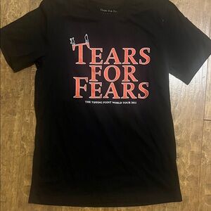 Tears for Fears Black Tour T-Shirt
